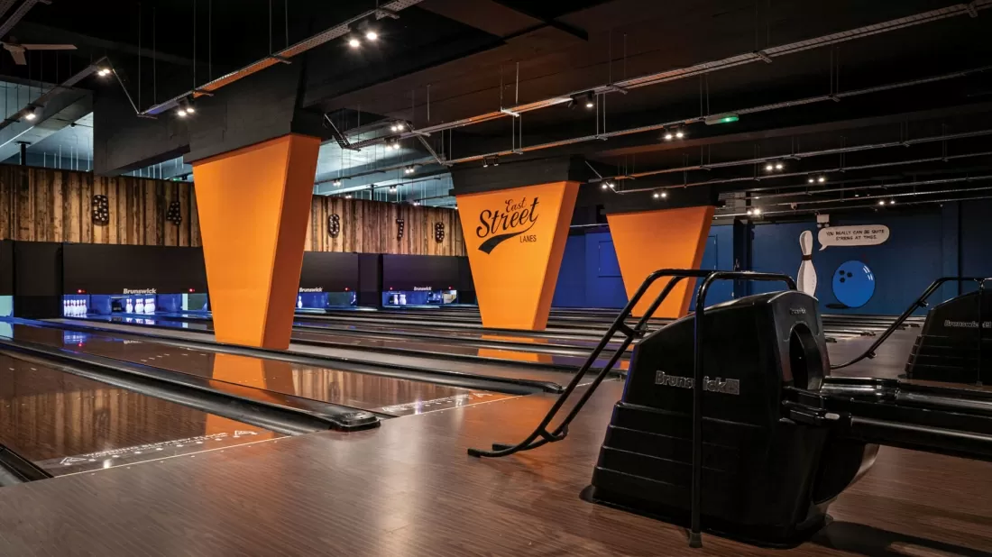 East Street Lanes bowling alley lanes and pinsetters in Leicester, UK
