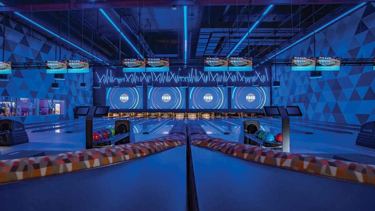Brunswick Bowling - The Hub bowling alley, Tonkawa OK 