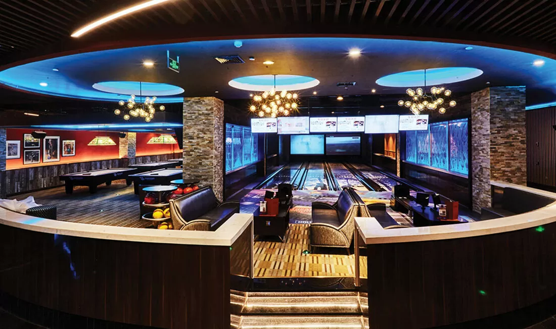 Brunswick distributor FORDtex - Uptown Alley bowling alley, Changzhou, China - Image 2