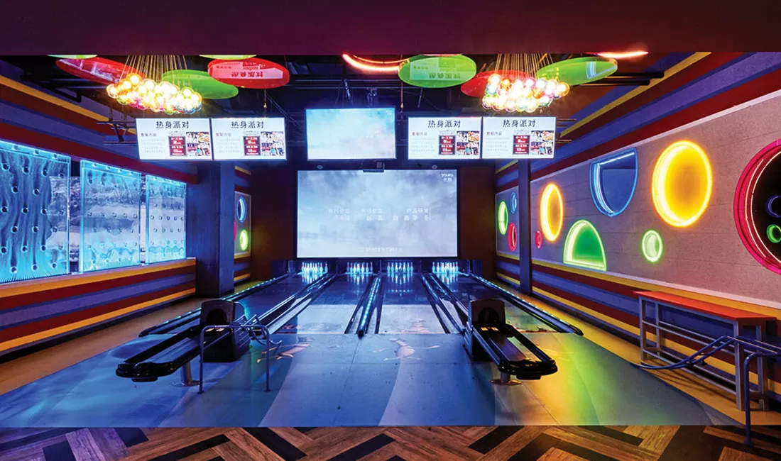 Brunswick distributor FORDtex - Uptown Alley bowling alley, Changzhou, China - Image 4